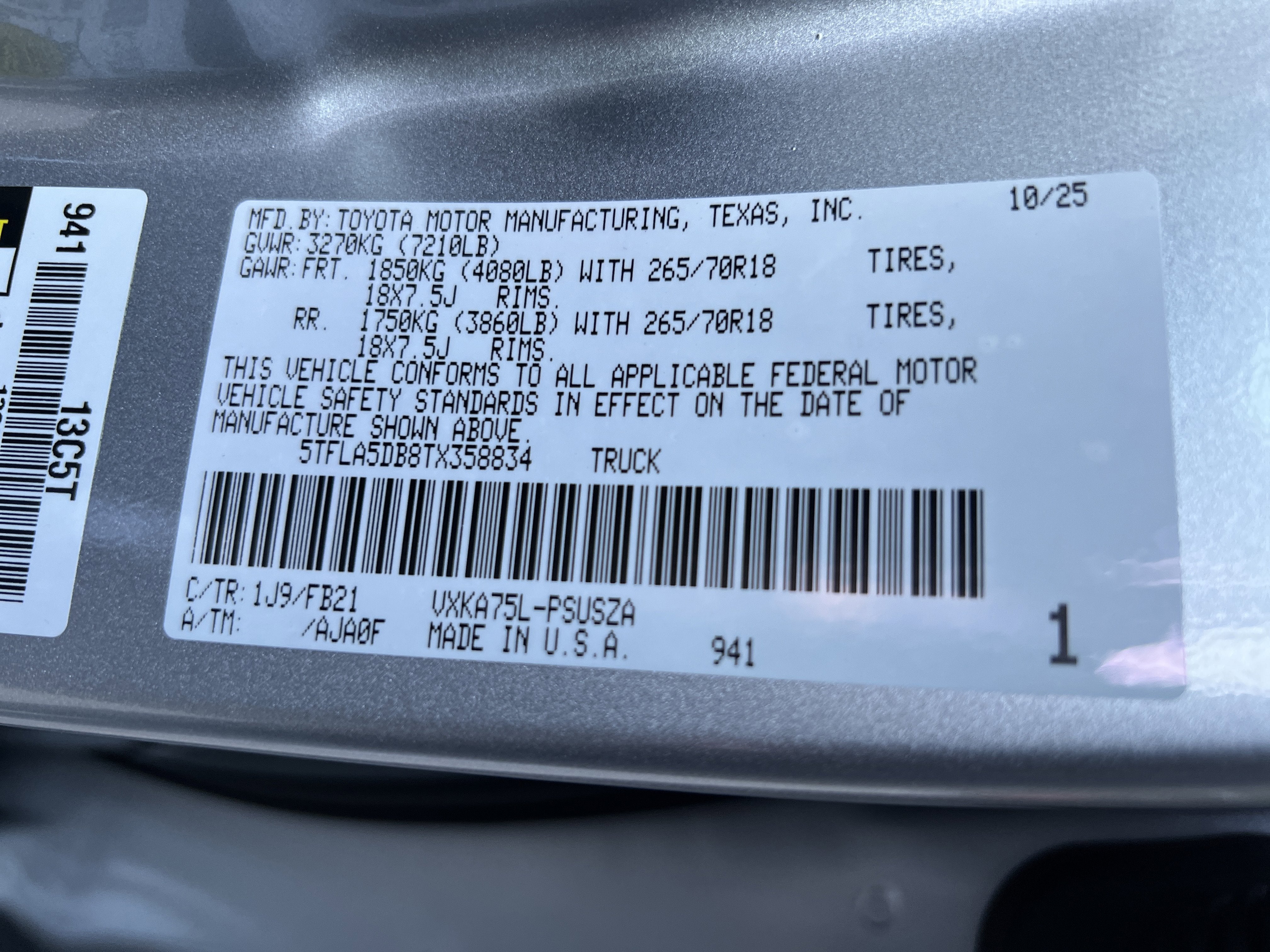 2026 Toyota Tundra SR5