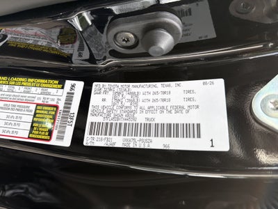 2026 Toyota Tundra SR5