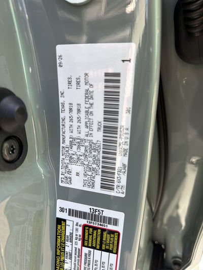 2026 Toyota Tundra SR5