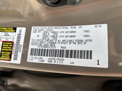 2026 Toyota Tundra i-FORCE MAX Tundra 1794 Edition