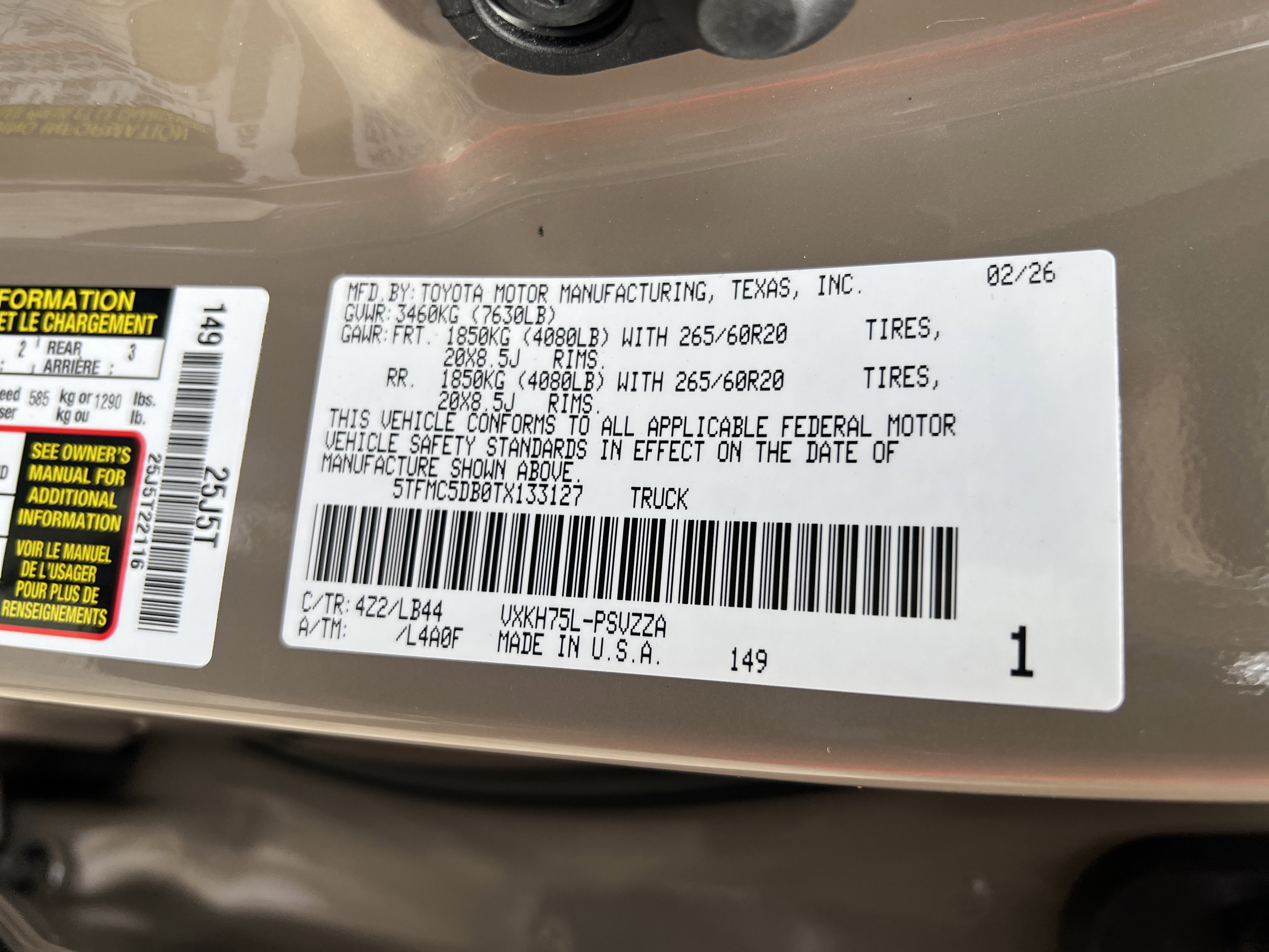 2026 Toyota Tundra i-FORCE MAX Tundra 1794 Edition