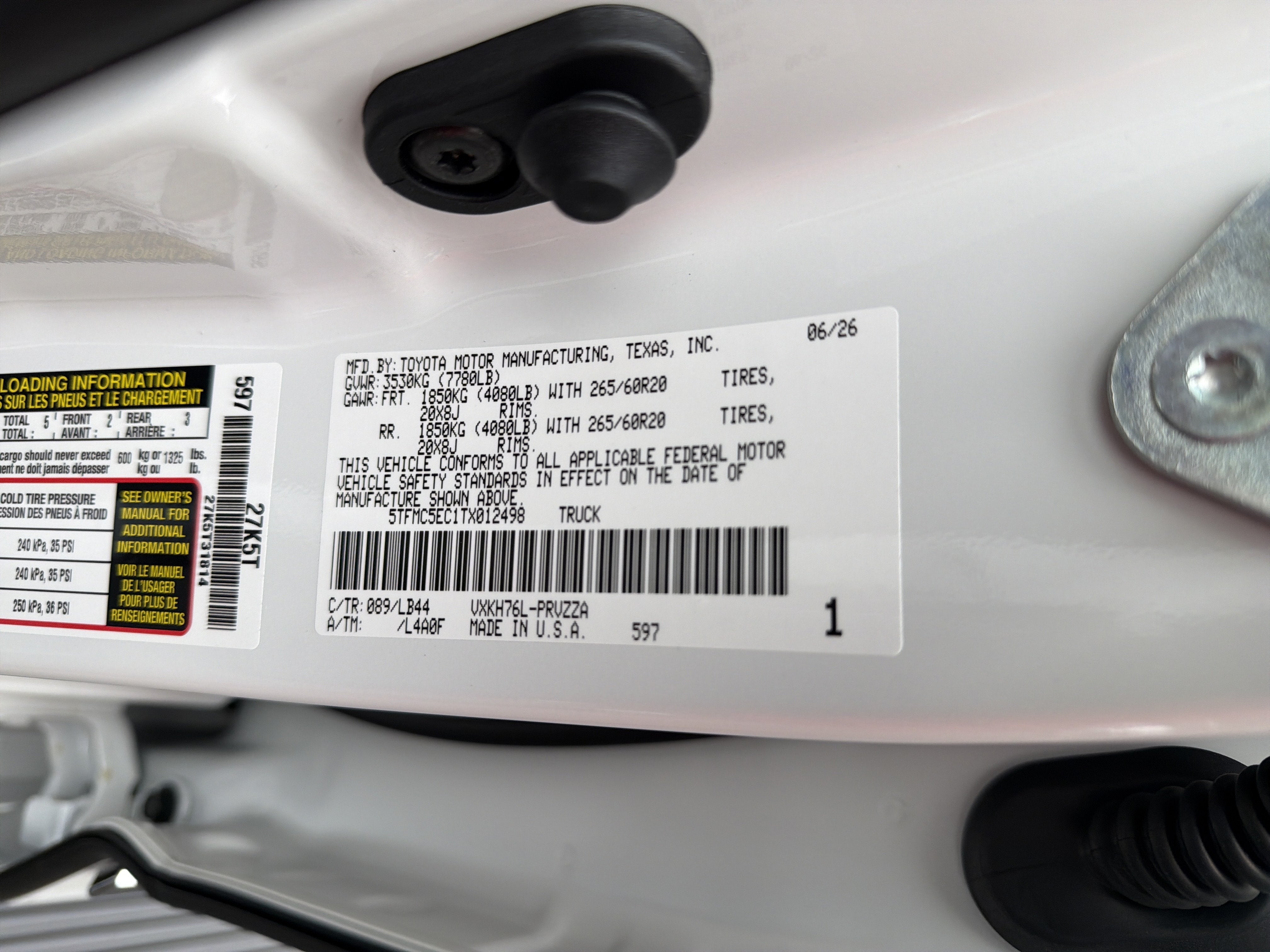 2026 Toyota Tundra i-FORCE MAX Tundra 1794 Edition