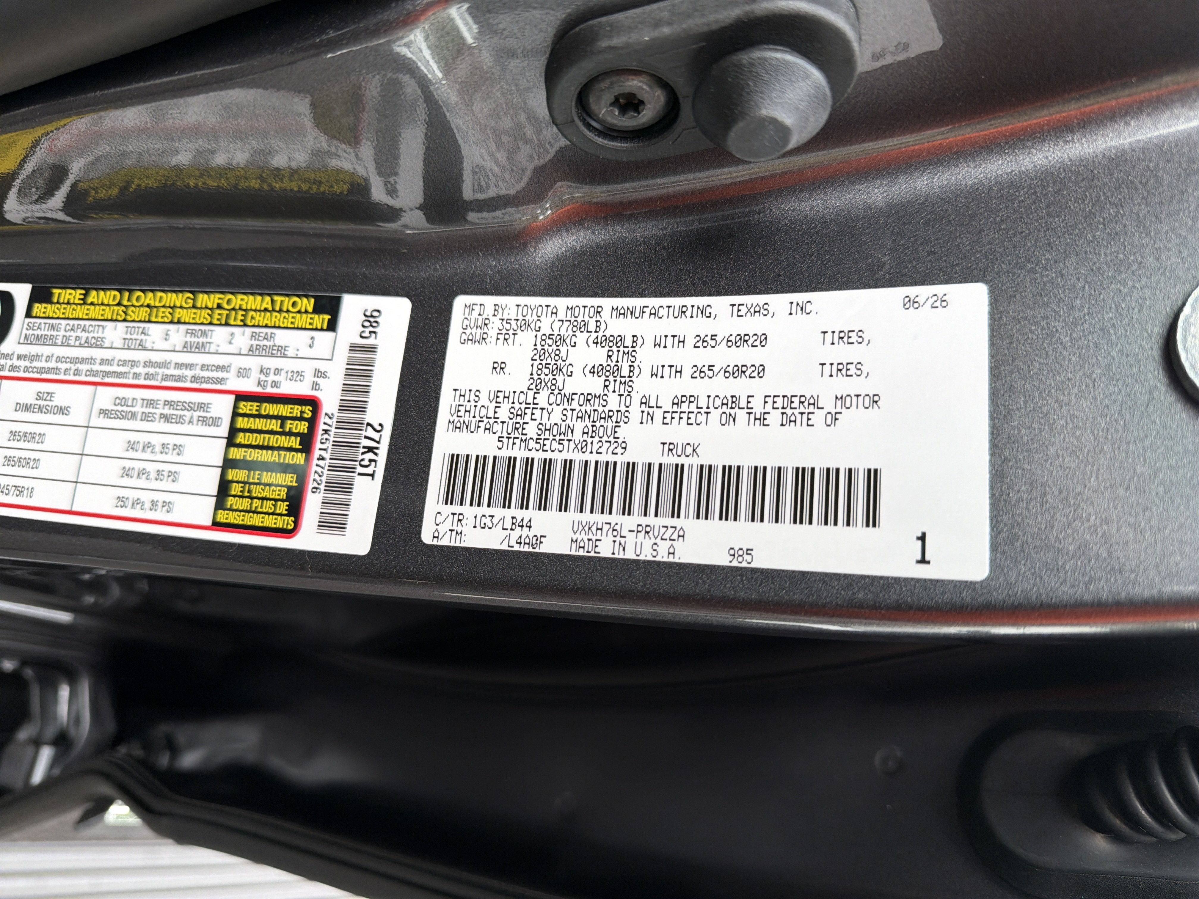 2026 Toyota Tundra i-FORCE MAX Tundra 1794 Edition
