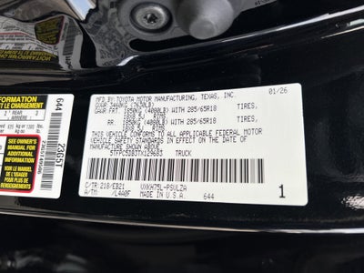 2026 Toyota Tundra i-FORCE MAX Tundra TRD Pro