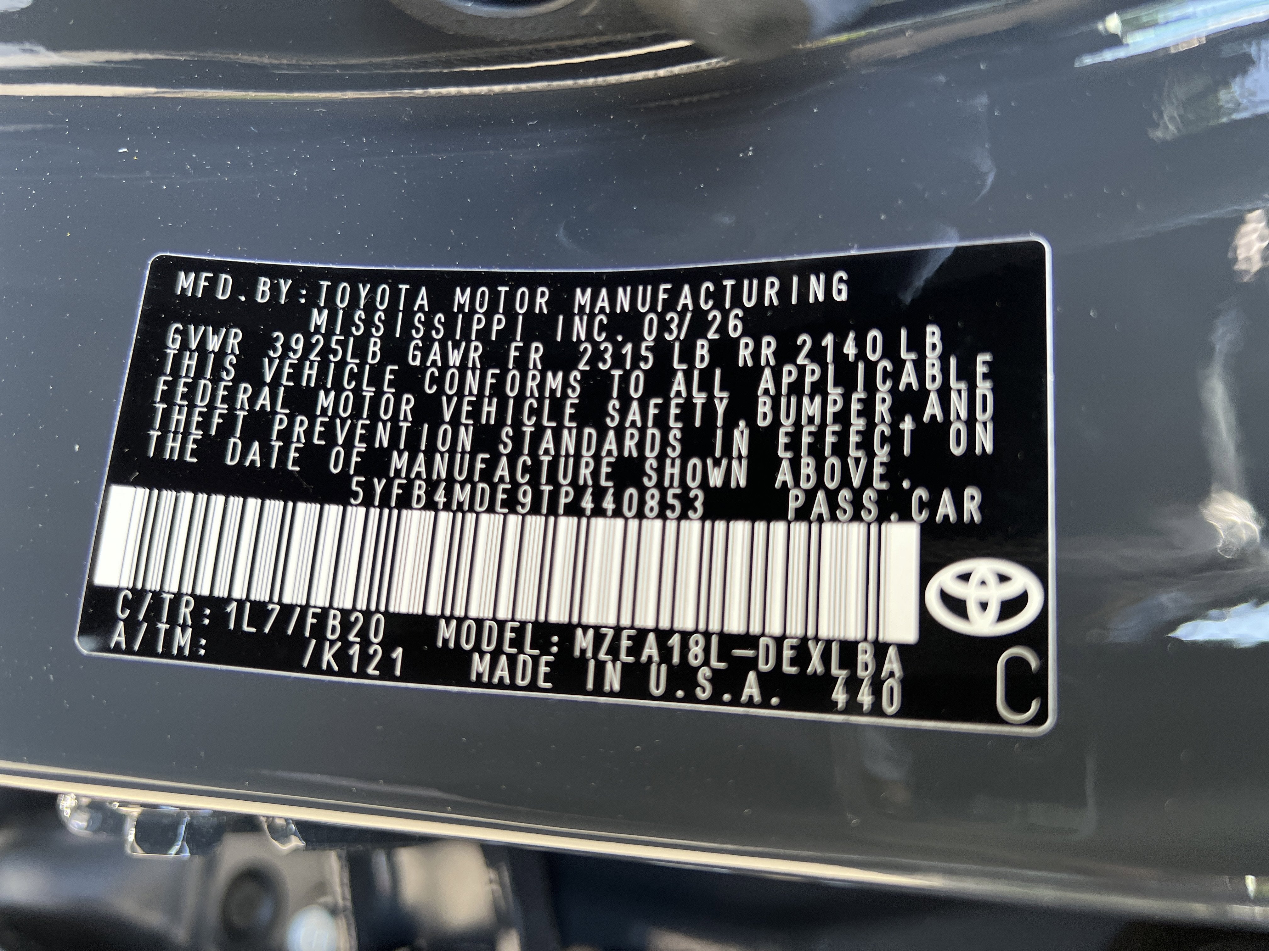 2026 Toyota Corolla LE