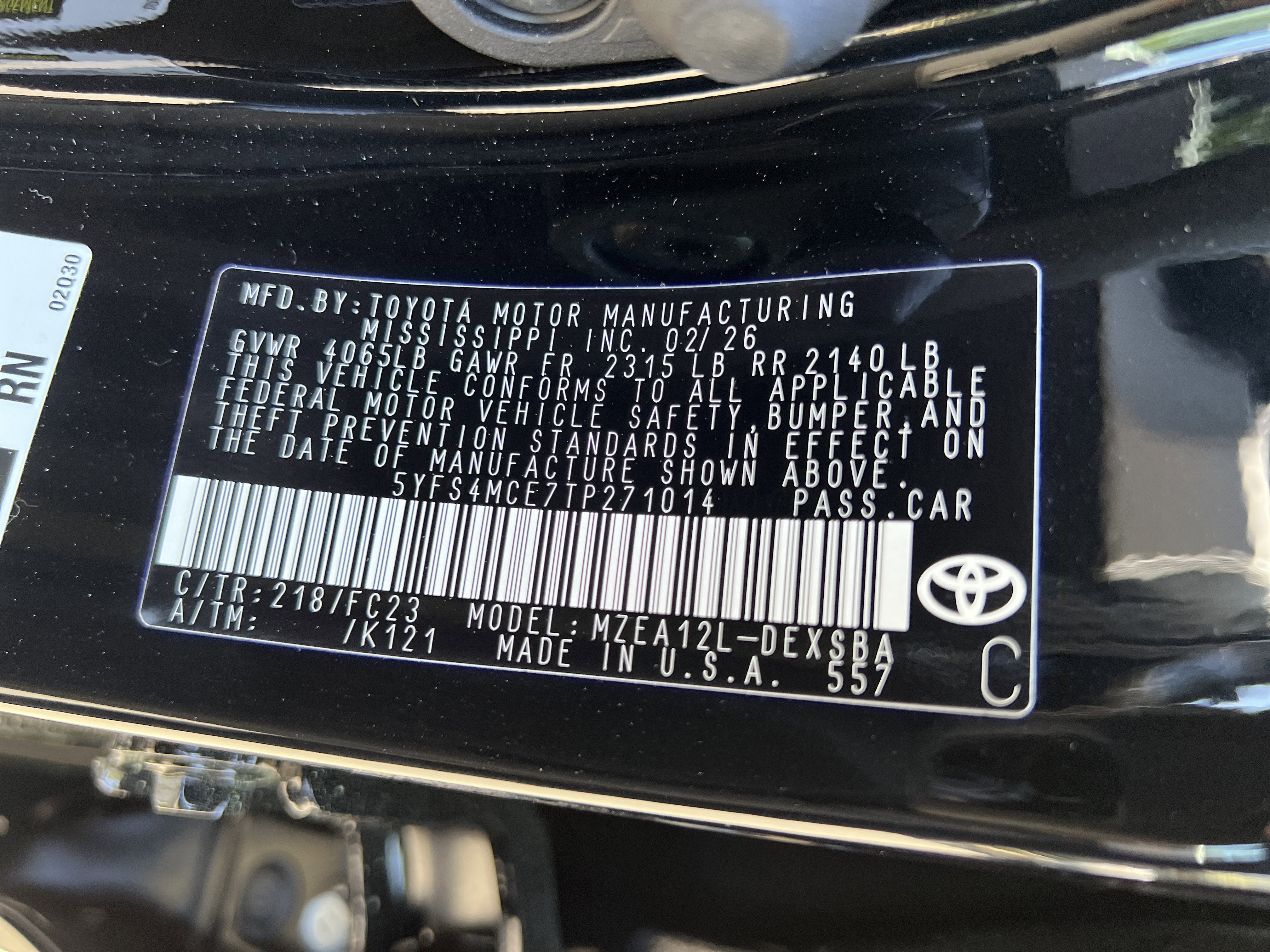 2026 Toyota Corolla SE