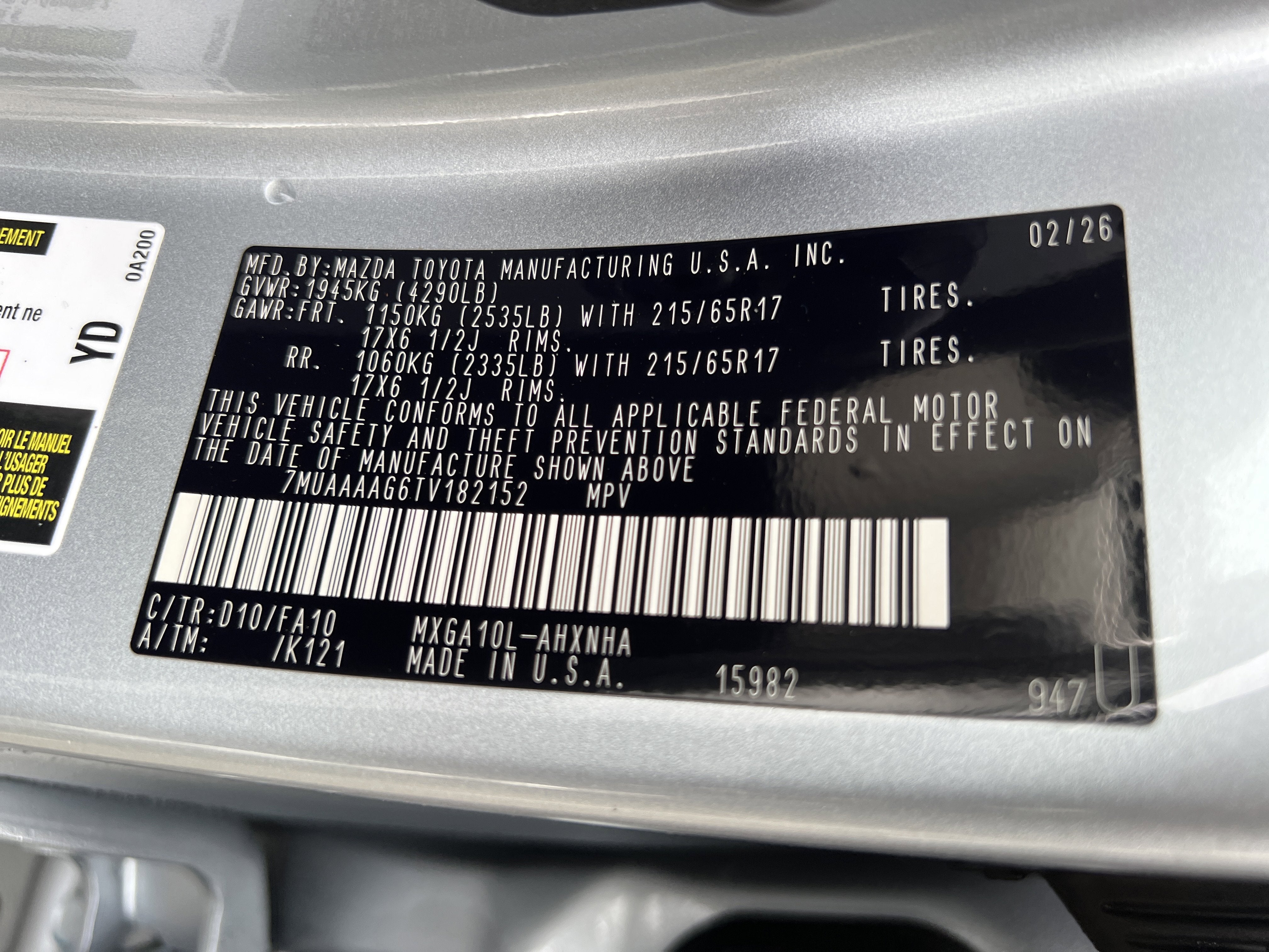 2026 Toyota Corolla Cross L