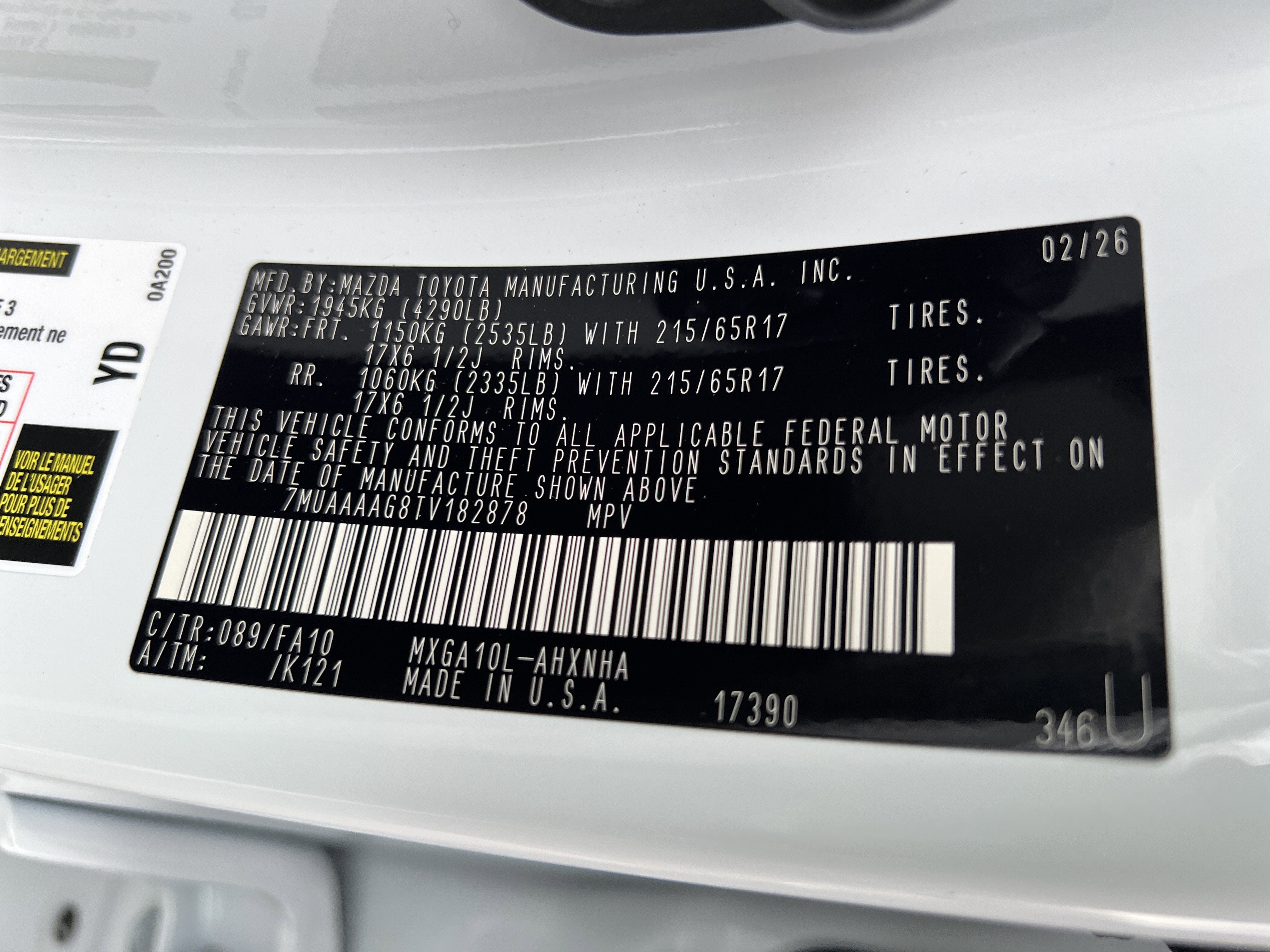 2026 Toyota Corolla Cross L