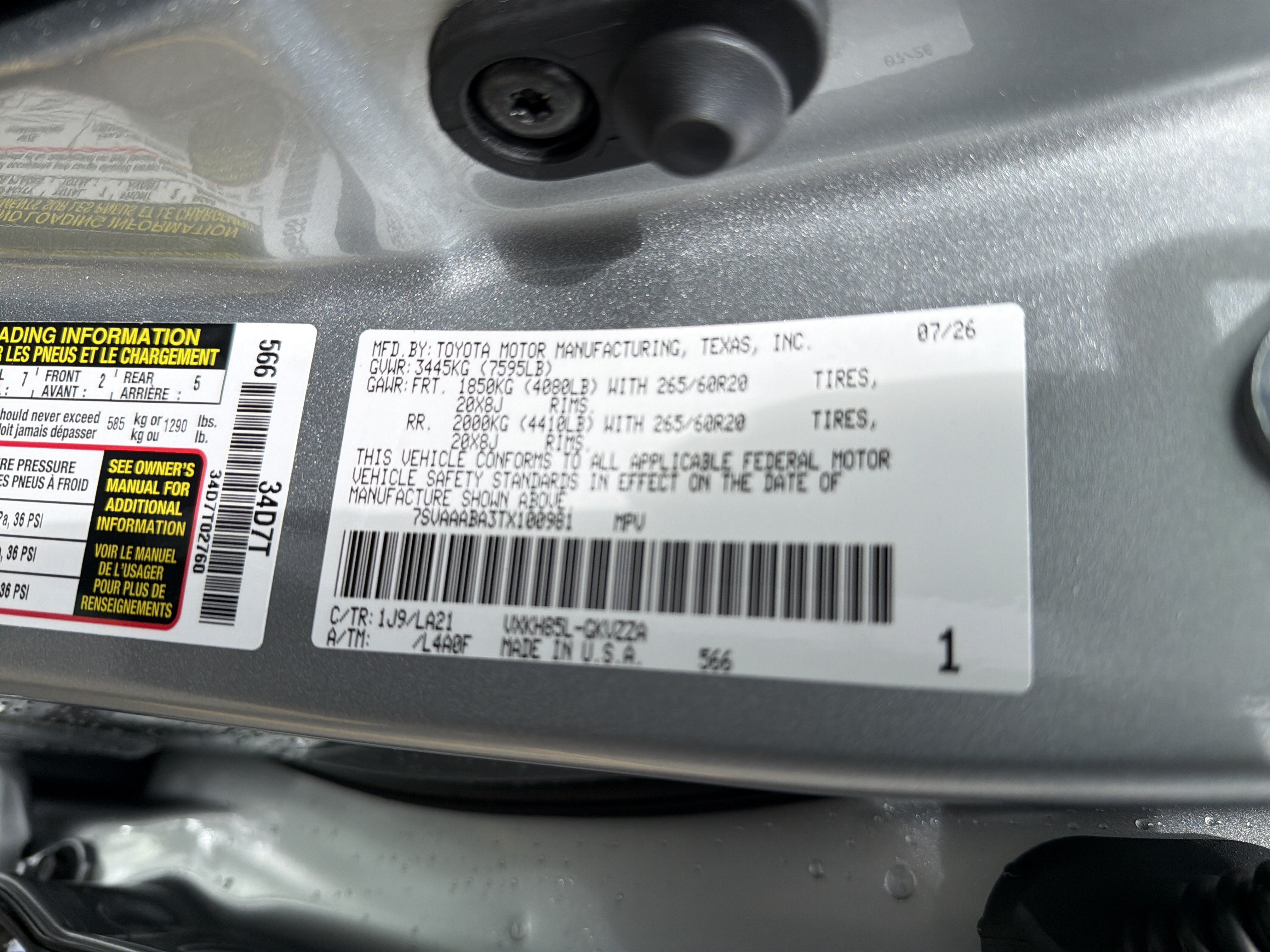 2026 Toyota Sequoia Platinum