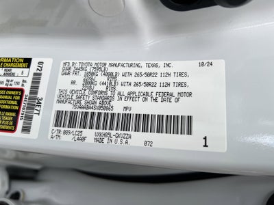 2025 Toyota Sequoia Capstone