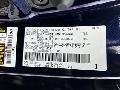 2026 Toyota Sequoia Platinum