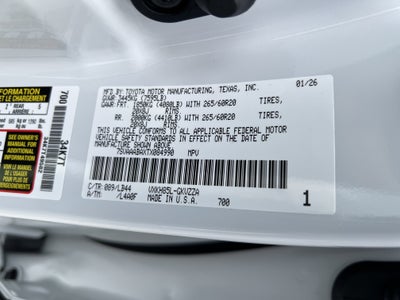 2026 Toyota Sequoia 1794 Edition