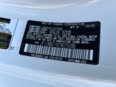 2026 Toyota GR86 Premium MT