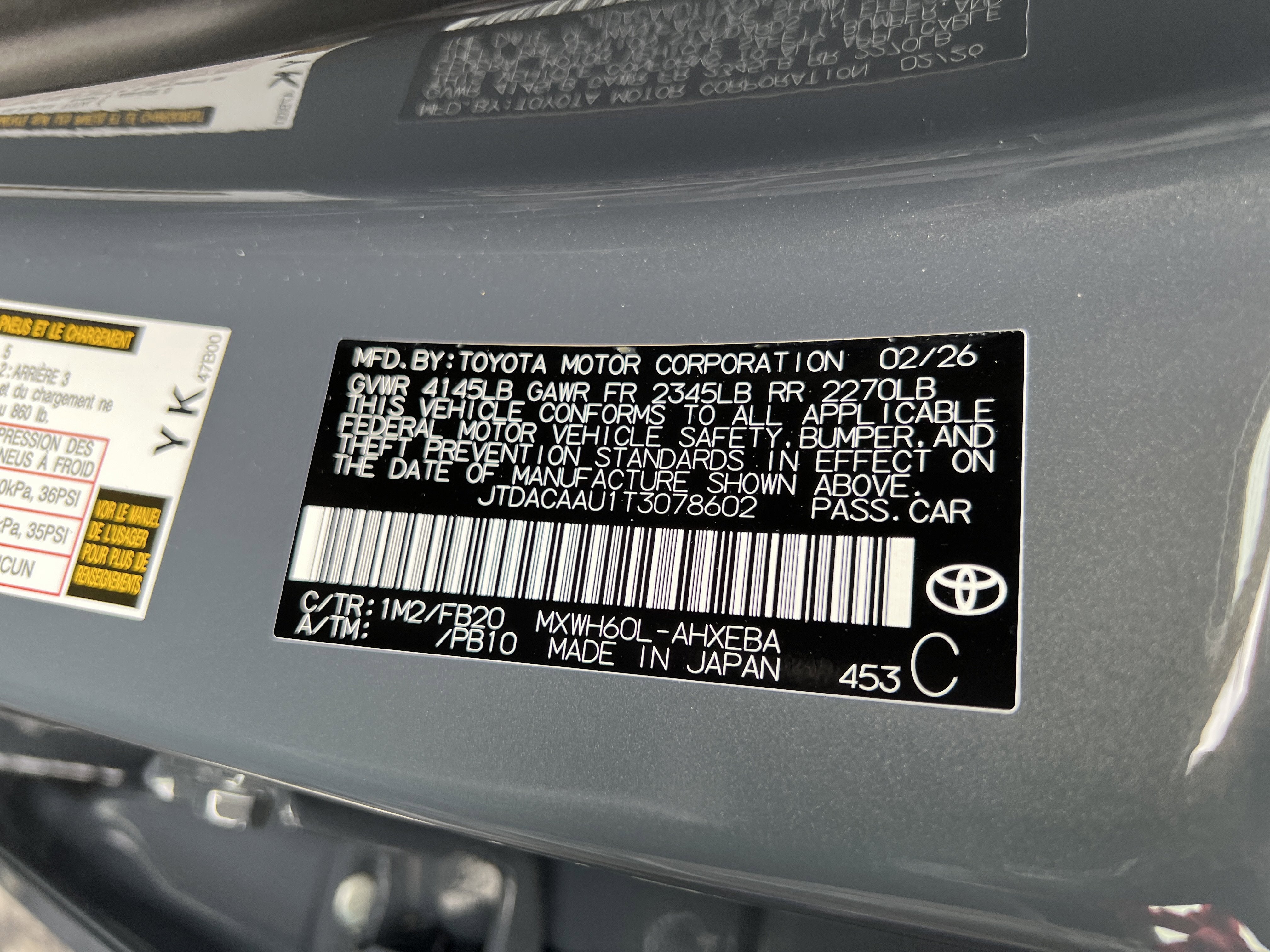 2026 Toyota Prius LE