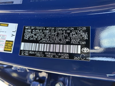 2026 Toyota Prius XLE