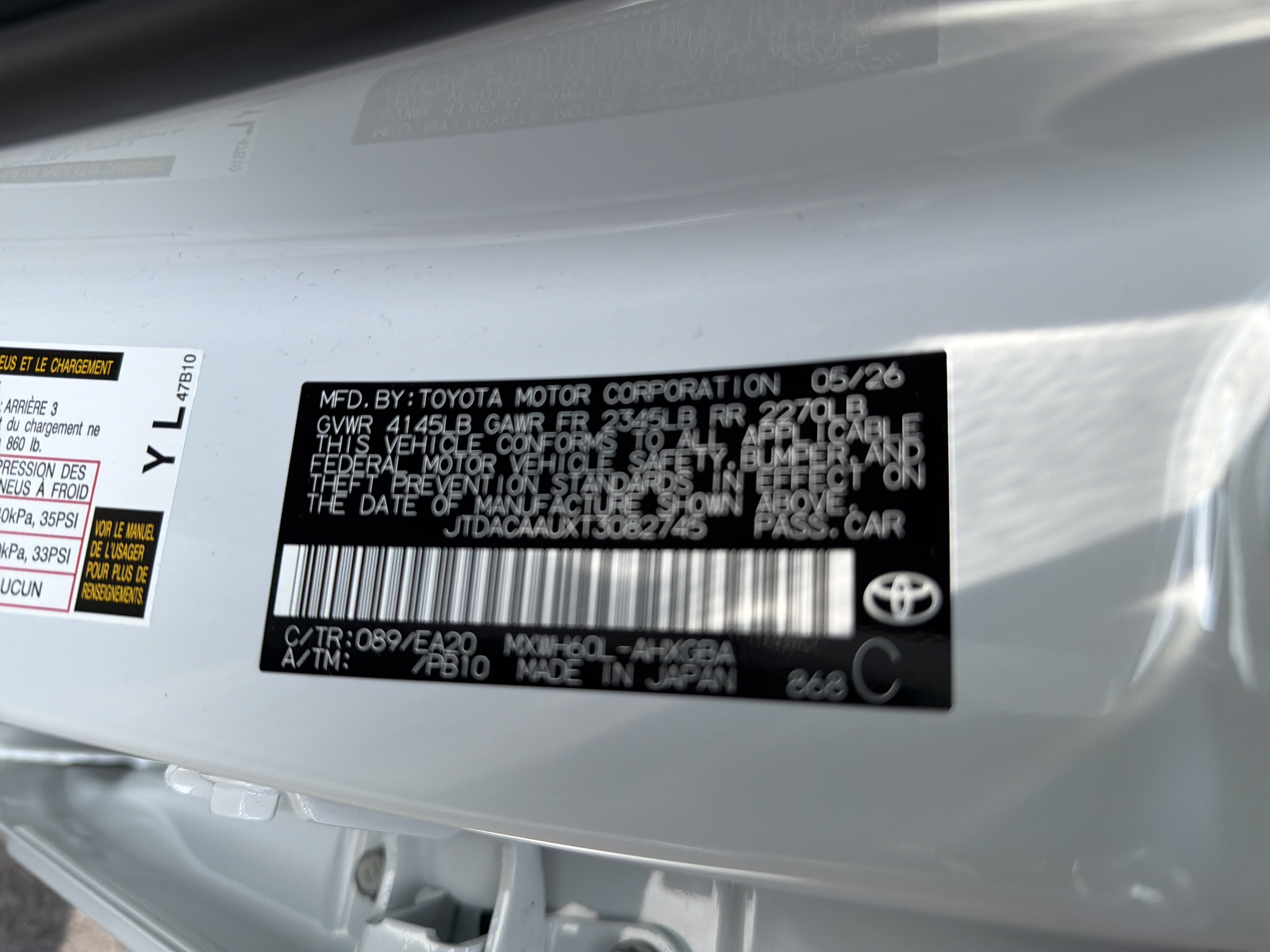 2026 Toyota Prius XLE