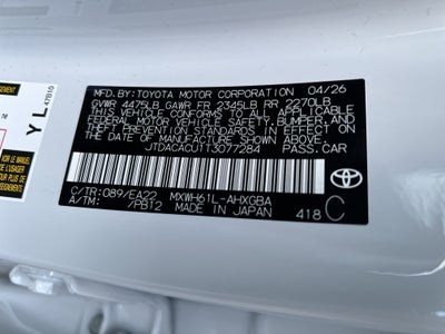 2026 Toyota Prius Plug-in Hybrid XSE