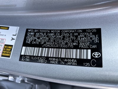 2026 Toyota Prius Plug-in Hybrid XSE Premium