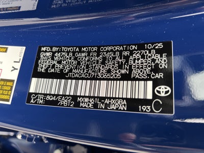 2026 Toyota Prius Plug-in Hybrid XSE