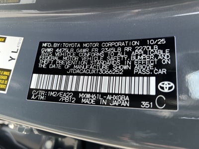 2026 Toyota Prius Plug-in Hybrid XSE
