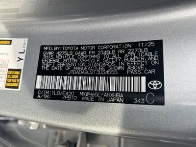 2026 Toyota Prius Limited AWD