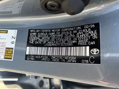 2026 Toyota Corolla Hybrid SE AWD