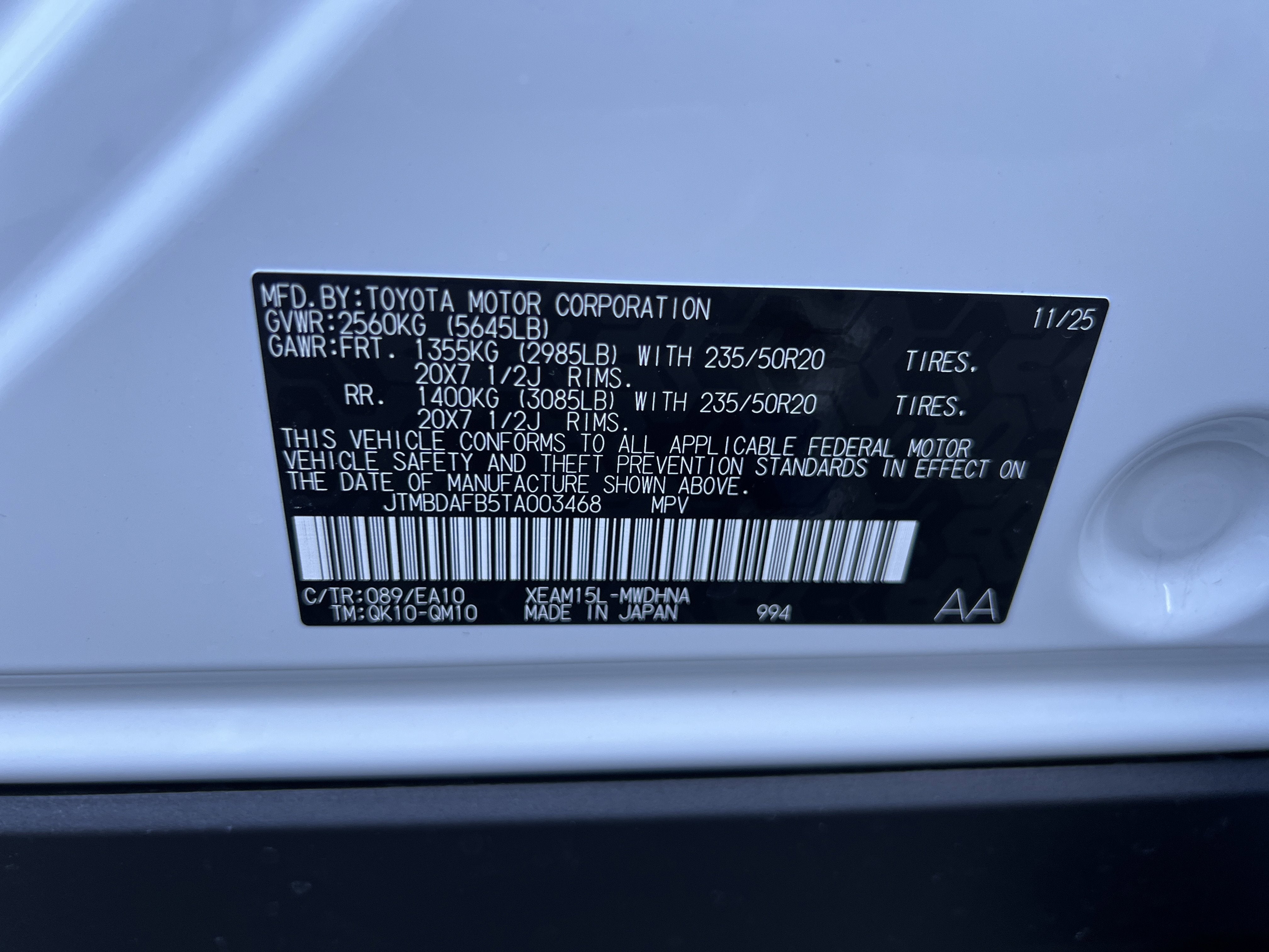 2026 Toyota bZ Limited