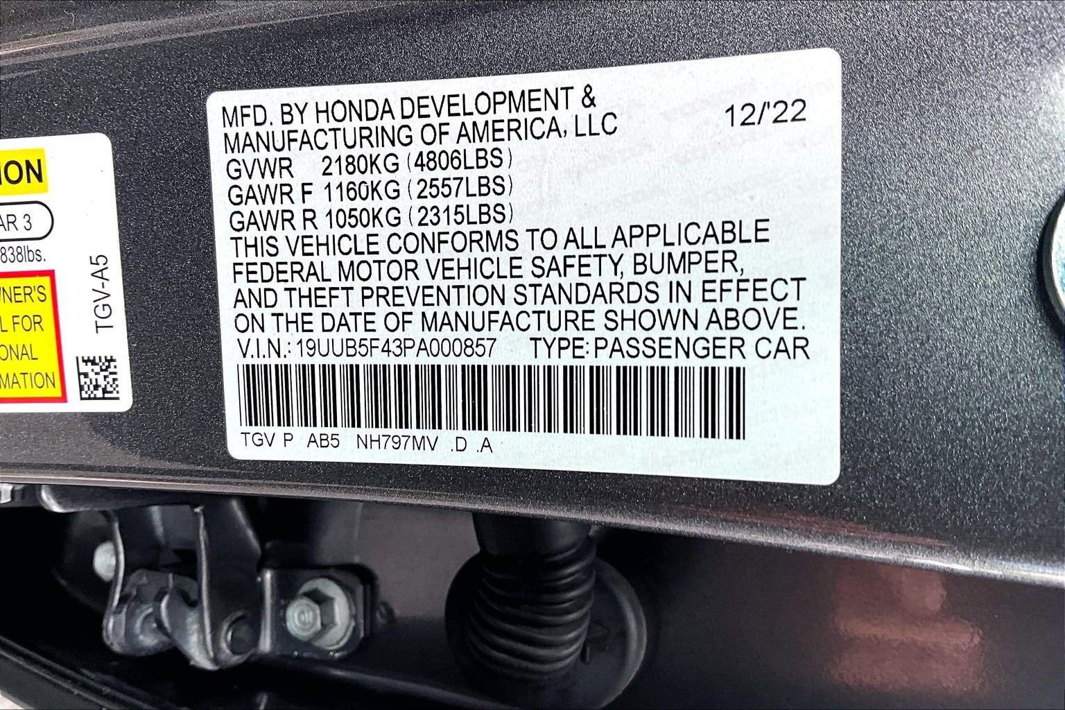 2023 Acura TLX w/Technology Package