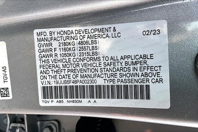 2023 Acura TLX w/Technology Package