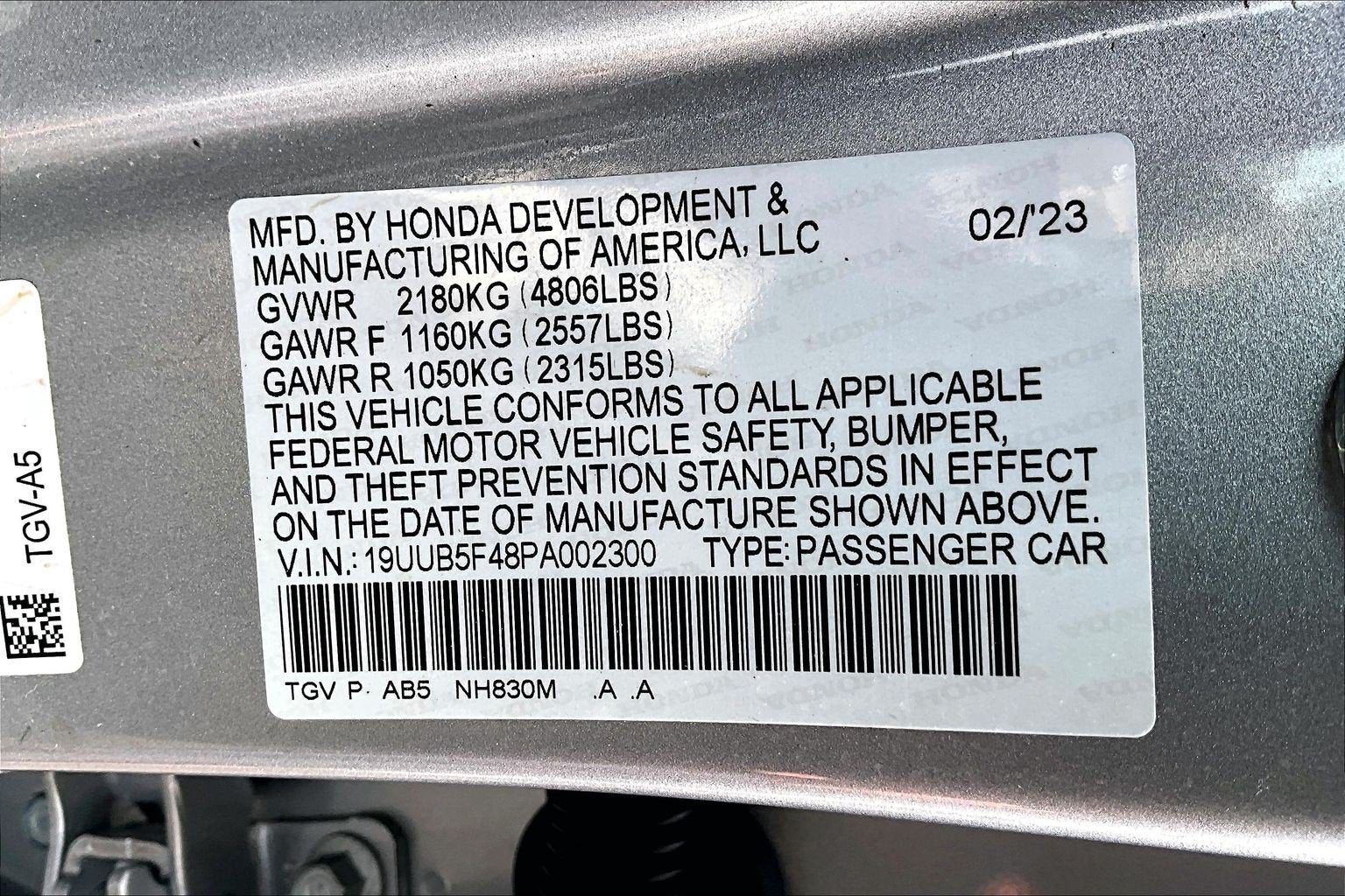 2023 Acura TLX w/Technology Package