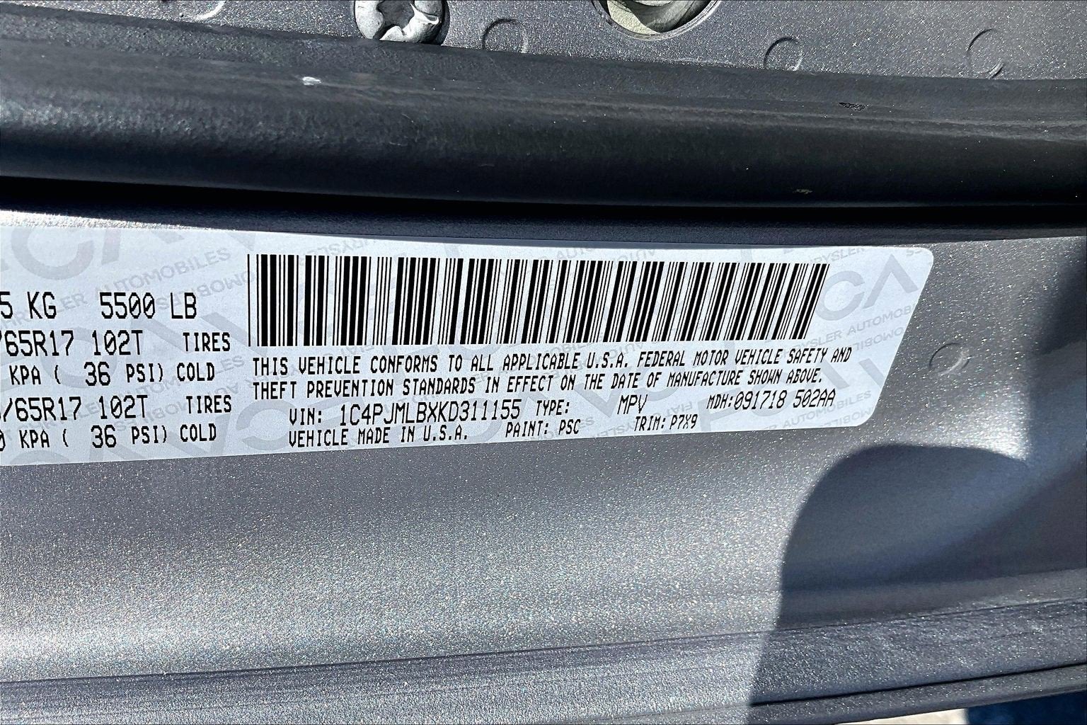 2019 Jeep Cherokee Latitude Plus