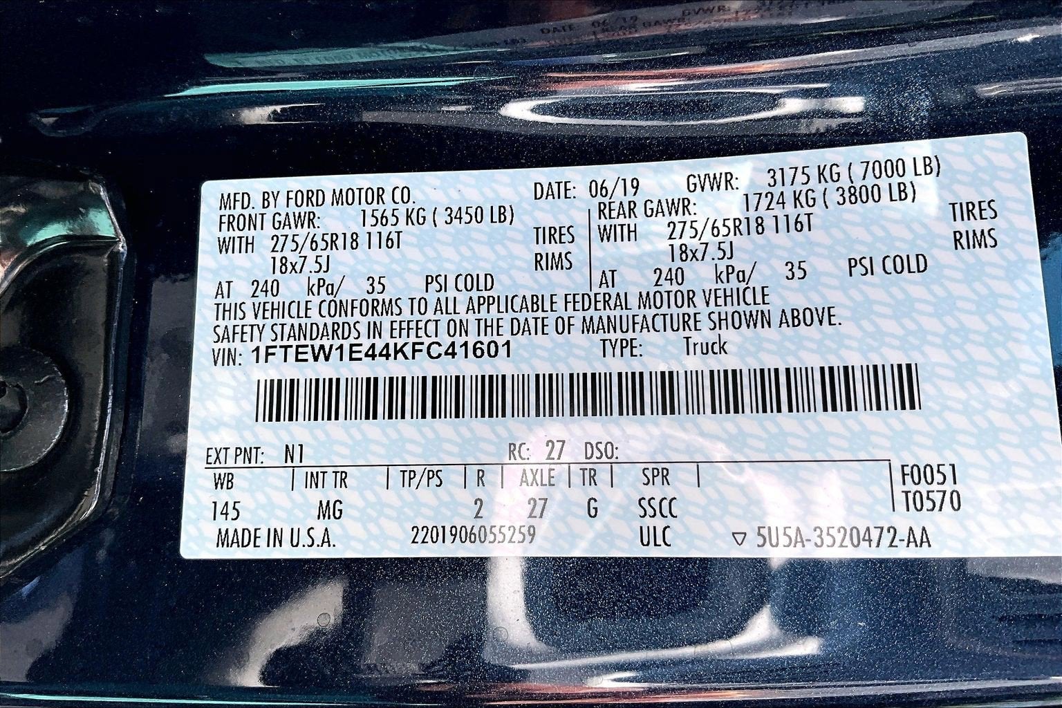 2019 Ford F-150 XLT