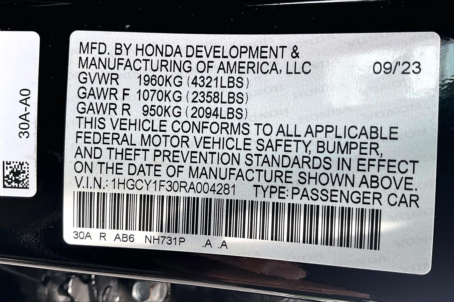 2024 Honda Accord Sedan EX
