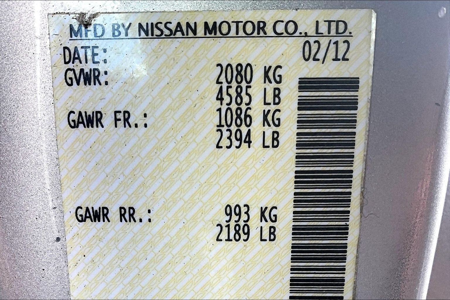 2012 Nissan Altima 3.5 SR