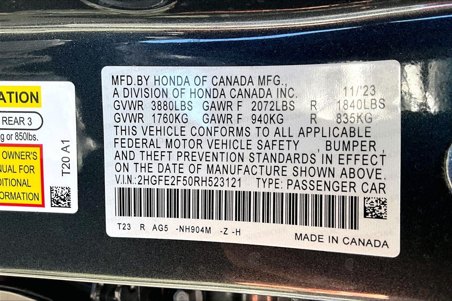 2024 Honda Civic Sedan Sport