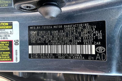 2015 Toyota Corolla L