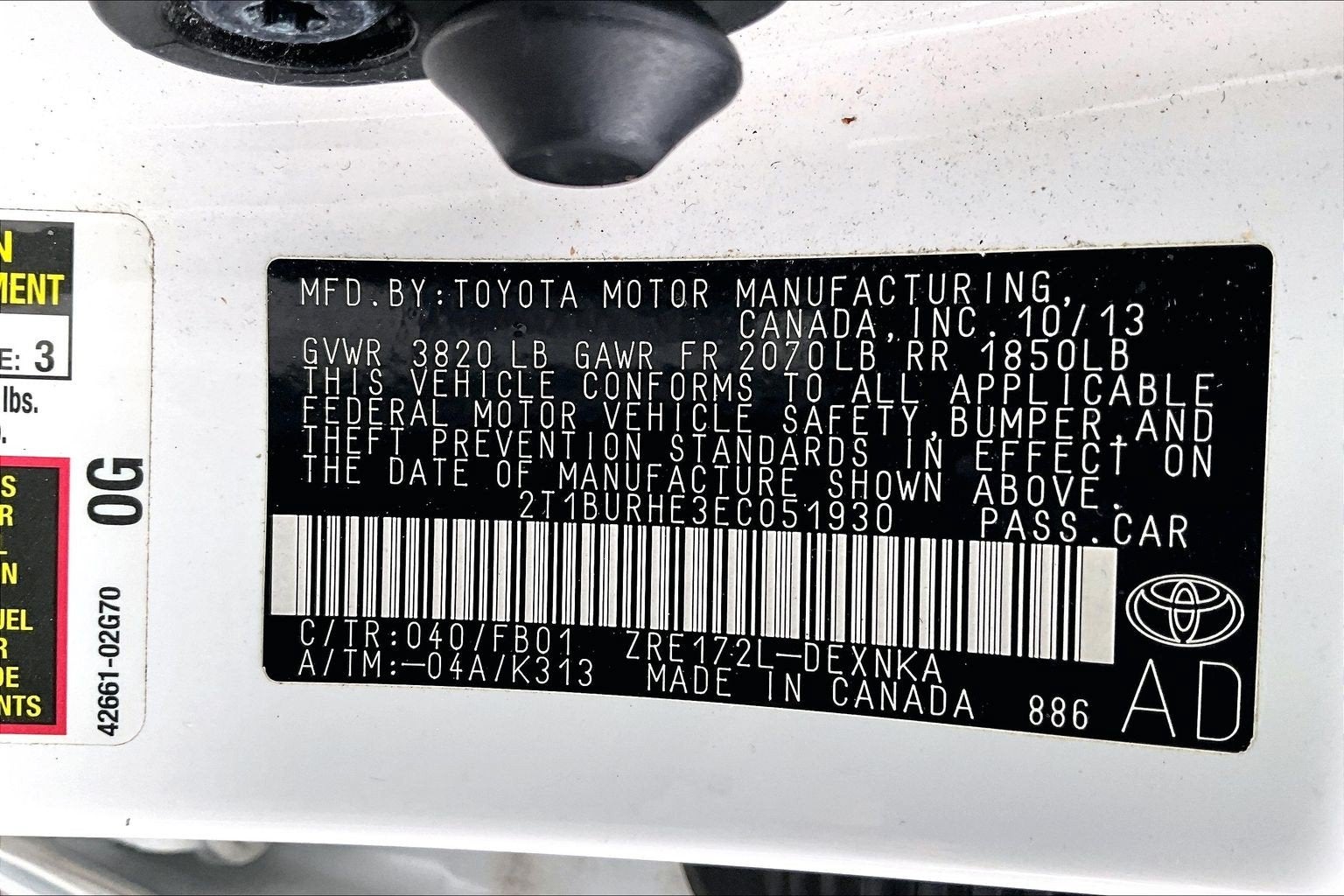 2014 Toyota Corolla LE