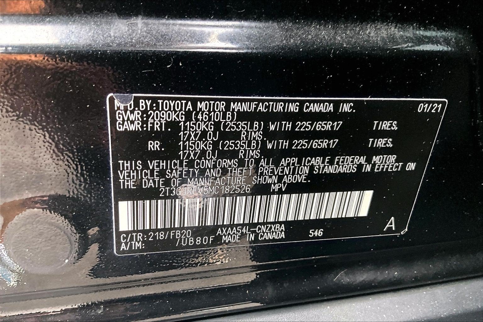 2021 Toyota RAV4 LE