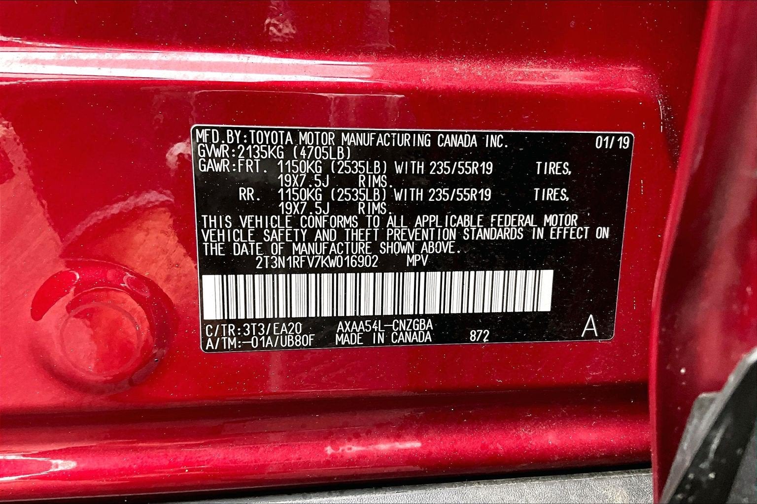 2019 Toyota RAV4 Limited