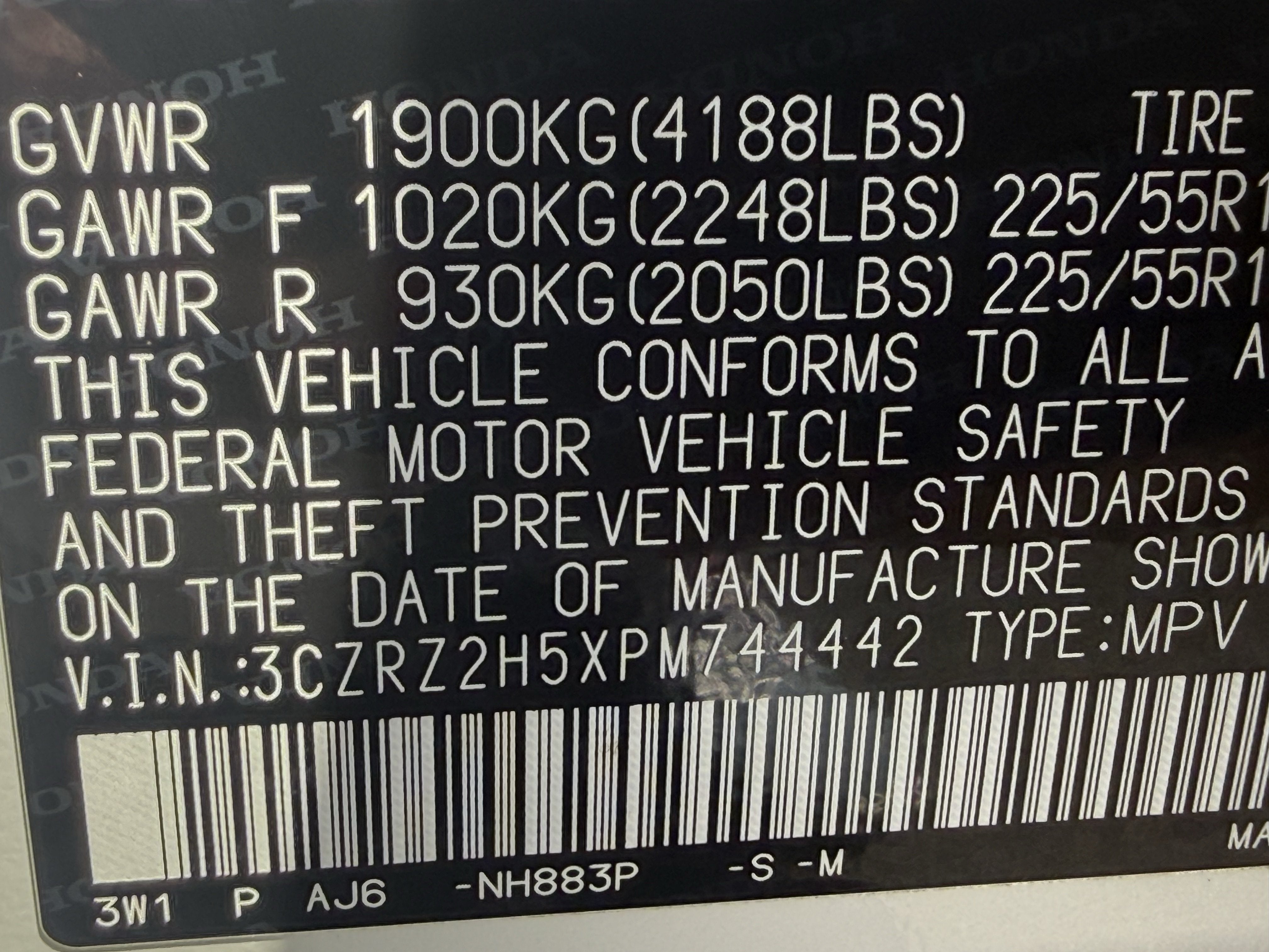 2023 Honda HR-V Sport