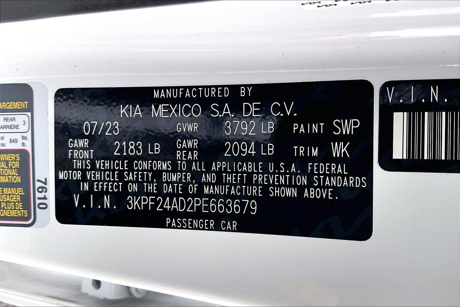 2023 Kia Forte LXS