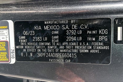 2023 Kia Forte LXS