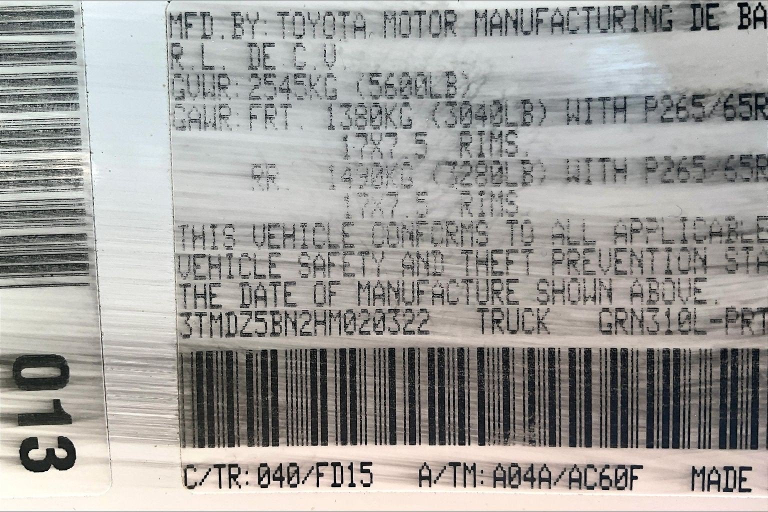 2017 Toyota Tacoma TRD Sport