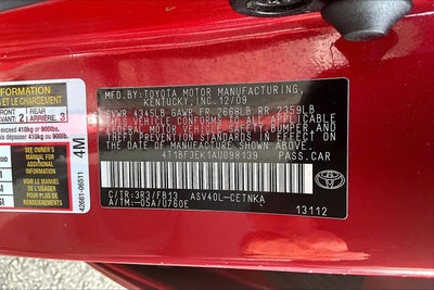 2010 Toyota Camry LE