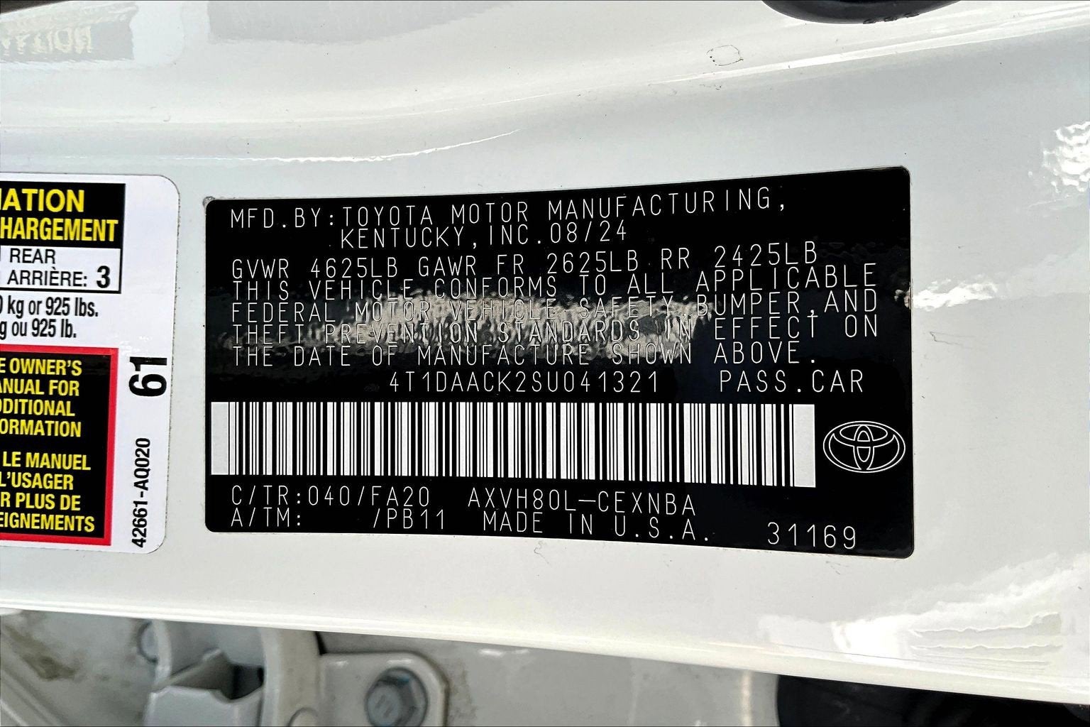 2025 Toyota Camry LE