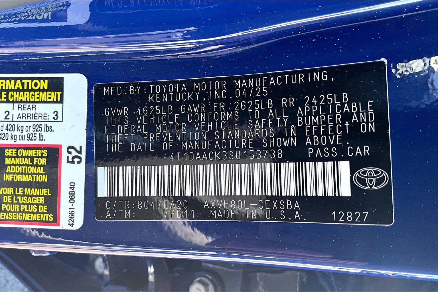 2025 Toyota Camry SE