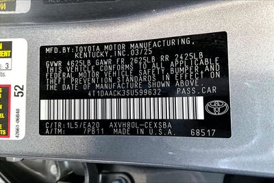 2025 Toyota Camry SE