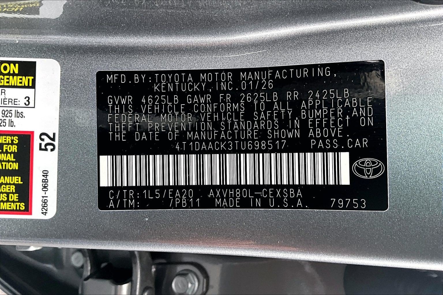 2026 Toyota Camry SE