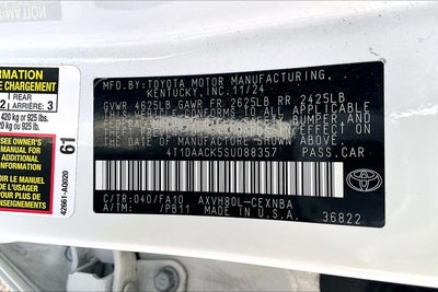 2025 Toyota Camry LE