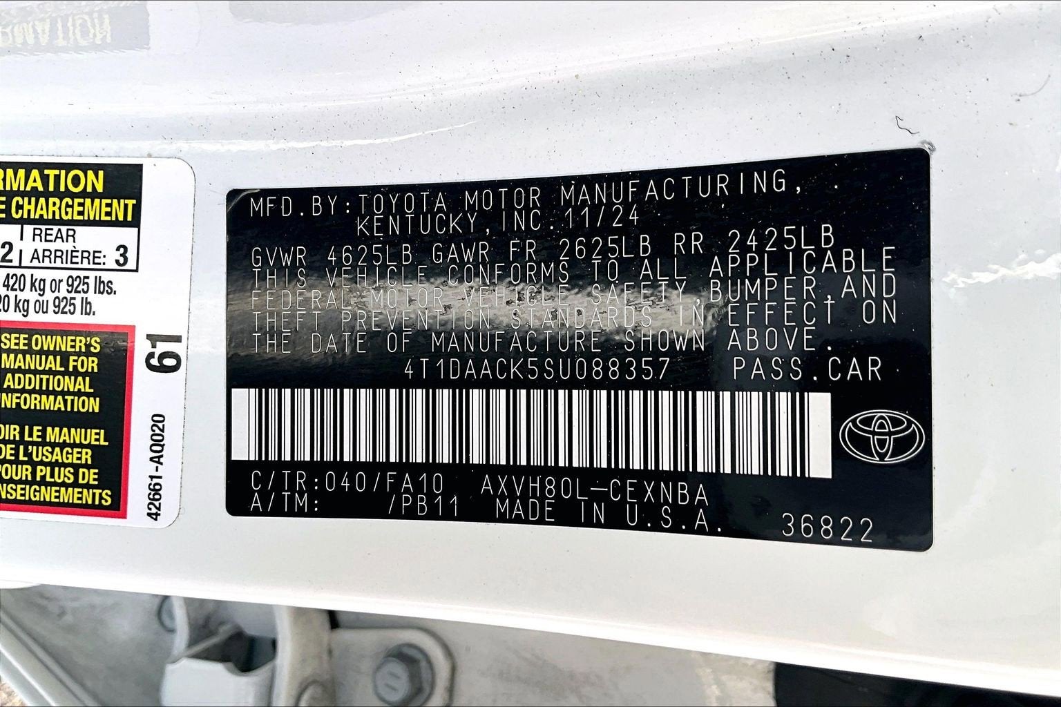 2025 Toyota Camry LE